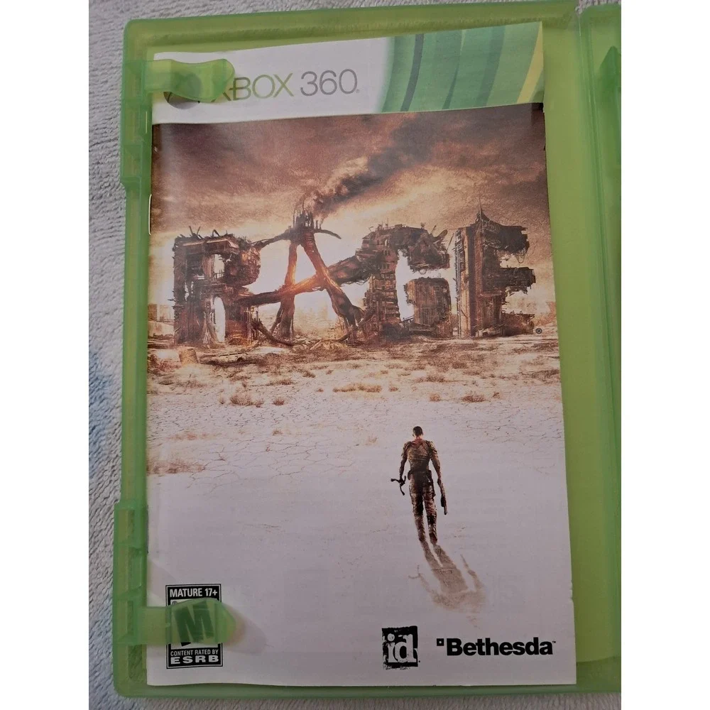 Rage Anarchy Edition Xbox 360 Bethesda id Software FPS Action Game NTSC‎ CIB